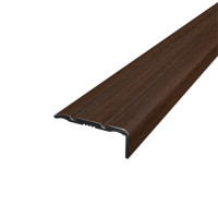 Поріг алюмінієвий 9,0Х23,5Х0,9 М ламінація Горіх лісовий