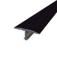 Anodized aluminum T-shaped 8.0X18X0.9 M Wenge lamination