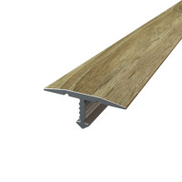 Поріг алюмінієвий Т-подібний 8,0Х18Х1,8 М ламінація Дуб сонома