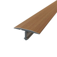 Поріг алюмінієвий Т-подібний 8,0Х18Х0,9 М ламінація Бук баварія