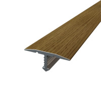 Anodized aluminum T-shaped 8.0X18X0.9 M lamination Oak