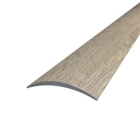 Anodized aluminum semicircular 5.0X28X0.9 M sublimation mokko oak