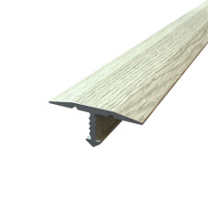 Порог алюминиевый Т-образный 8,0Х18Х1,8 М сублимация Дуб гризли