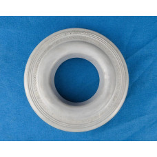 Gray rubber tire 125/37.5-50