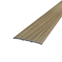 Anodized aluminum 5.5X78X1.8 M lamination Zebrano sand