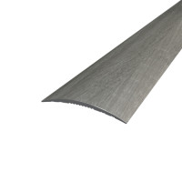 Порог алюминиевый полукруглый 5,0Х40Х2,7 М сублимация Дуб дымчатый