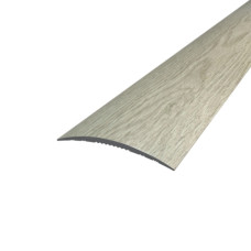 Порог алюминиевый полукруглый 5,0Х40Х2,7 М сублимация Дуб снежный