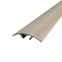 Anodized aluminum semicircular 5.4X28.2X2.7 M lamination Shamoni oak