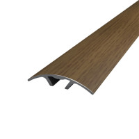 Anodized aluminum semicircular 5.4X28.2X0.9 M lamination Oak