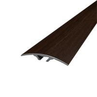 Anodized aluminum semicircular 5.4X39X1.8 M laminated Dark walnut