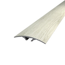 Порог алюминиевый полукруглый 5,4Х39Х2,7 М ламинация Дуб глазго