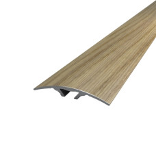 Anodized aluminum semicircular 5.4X39X0.9 M lamination Zebrano sand