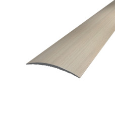 Порог алюминиевый полукруглый 5,0Х40Х1,8 М ламинация Дуб шамони