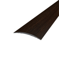 Anodized aluminum semicircular 5.0X40X0.9 M lamination Dark Walnut