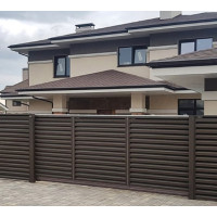 Fence-blinds Exclusive 60/120, lamellas with 2-layer coating, volume: 0.45 mm, ZN100/140, PEMA (matte), delivery across Ukraine