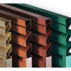 Забор-жалюзи Exclusive 60/120, ламели с 2ст покрытием, объемная: алюминий 0.6мм, ZN225, PEMA (матовый), доставка по Украине