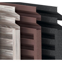 Паркан-жалюзі Duplex 60/120, ламелі з 2ст покриттям, пряма: 0.5мм, ZN140, PEMA (матовий), доставка по Україні