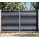 Fence-blinds Duplex 60/120, lamellas with 2-layer coating, straight: 0.45 mm, ZN100/140, PEMA (matte), delivery across Ukraine order