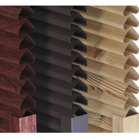 Забор-жалюзи Duos 60/50, ламели с 2ст покрытием, симметричная: алюминий 0.6мм, ZN225, PEMA (матовый), доставка по Украине