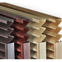 Паркан-жалюзі Prestige 80/90, HARD ламелі з 2ст покриттям, пряма: 0.5мм x 2, ZN140, PEMA (матовий), доставка по Україні