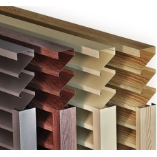 Забор-жалюзи Prestige 80/90, HARD ламели с 2ст покрытием, прямая: 0.45мм x 2, ZN100/140, PE (глянцевый), доставка по Украине