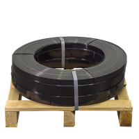 Стрічка пакувальна чорна в лаку, порізка