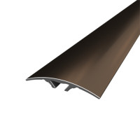 Поріг алюмінієвий анодований напівкруглий 5,4Х39Х0,9 М