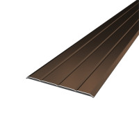 Anodized aluminum threshold semicircular 2,35Х60Х1,8 М