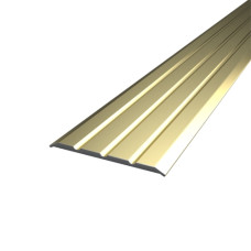 Порог алюминиевый анодированный 2,35Х60Х2,7 М золото
