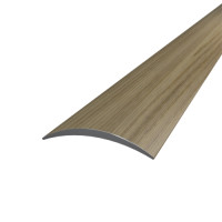 Порог алюминиевый полукруглый 5,0Х28Х0,9 М ламинация Дуб сонома