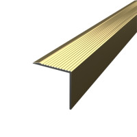 Anodized aluminum threshold 30Х30Х0,9 М gold