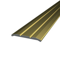 Anodized aluminum threshold 2,5Х24Х0,9 М gold