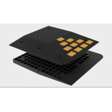 Дорожній острів гумовий  60х1800х2000 мм