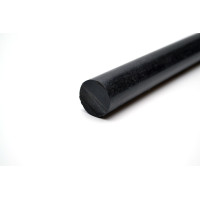 Пластик PET, поліетилентерефталат (лавсан) стрижень чорний 50х1000 мм