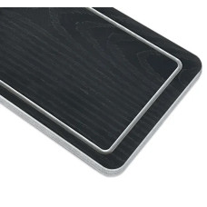 ПВХ спінений листовий, Plawood, антрацит, ембос дерево 15x1220x2250 мм