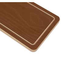 ПВХ вспененный листовой, Plawood, светлый дуб, эмбос дерево  15x1220x2100 мм