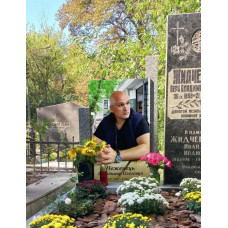 Фотоскло з керамічними фарбами для пам'ятників, стел 0,5х0,5 м