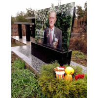 Фото с керамических красок на памятник, стелу 0,5х0,5 м