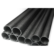 Carbon fiber tube 3K plain, polished, without varnish, 3x4x1000 mm