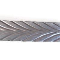Decorative forged strip "Christmas tree" 2000x40x4 mm