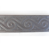 Forged decorative rolled strip "Cairo" 40x4x2000 mm