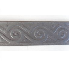 Forged decorative rolled strip "Cairo" 40x4x2000 mm