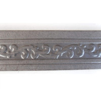Decorative rolled forged strip "Ivy" 40x4x3000 mm