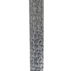 Decorative forged strip "Stone"  30x4x2000 mm