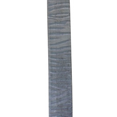 Decorative forged strip "Bark" 30x4x2000 mm