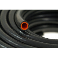 Silicone hose 18 mm, reinforced black
