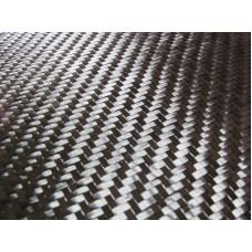 Ткань карбоновая 6K twill  300г/м.кв  1000 мм