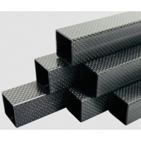 Квадратна карбонова трубка 25х25х22 мм, довжина 500 мм