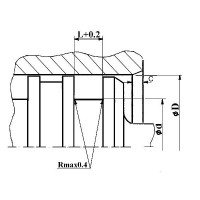 Ущільнювач Flexin RS10F  d 10  D 17  L 6 мм