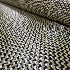 Тканина карбонова біаксіальна Plain 400г/м.кв 1270 мм